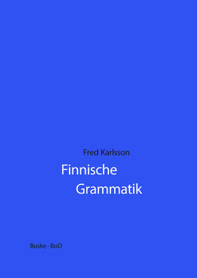 Karlsson | Finnische Grammatik | Buch | 978-3-87548-381-9 | sack.de