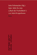 Schumacher |  Sefer Misle Su'olim' (Buch der Fuchsfabeln) von Jakob Koppelmann | Buch |  Sack Fachmedien