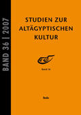 Altenmüller / Kloth |  Studien zur Altägyptischen Kultur Band 36 | Buch |  Sack Fachmedien