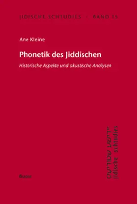 Kleine |  Phonetik des Jiddischen | Buch |  Sack Fachmedien
