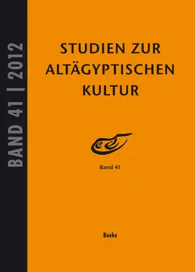 Kahl / Kloth |  Studien zur Altägyptischen Kultur Band 41 | Buch |  Sack Fachmedien