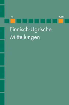 Hasselblatt / Wagner-Nagy |  Finnisch-Ugrische Mitteilungen Band 36 | Buch |  Sack Fachmedien