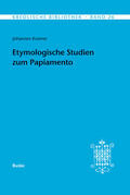 Kramer |  Etymologische Studien zum Papiamento | eBook | Sack Fachmedien