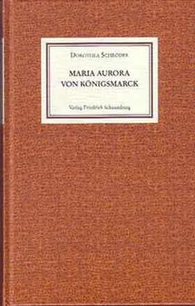 Schröder |  Maria Aurora von Königsmarck. | Buch |  Sack Fachmedien