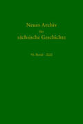 Bünz / Rutz / Schirmer |  Neues Archiv für sächische Geschichte, 93. Band 2022 | Buch |  Sack Fachmedien