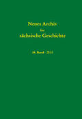 Blaschke / Bünz / Mueller |  Neues Archiv für sächsische Geschichte, Band 84 (2013) | Buch |  Sack Fachmedien