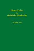 Blaschke / Bünz / Mueller |  Neues Archiv für sächsische Geschichte, Band 85 (2014) | Buch |  Sack Fachmedien