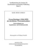 Ockenfels / Gorges |  Georg Ratzinger (1844-1899) als christlicher Wirtschaftsethiker | Buch |  Sack Fachmedien