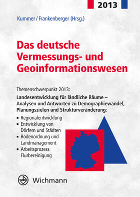 Kummer / Frankenberger | Das deutsche Vermessungs- und Geoinformationswesen 2013 | Buch | 978-3-87907-523-2 | sack.de