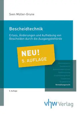 Müller-Grune | Bescheidtechnik | Buch | 978-3-87941-833-6 | sack.de