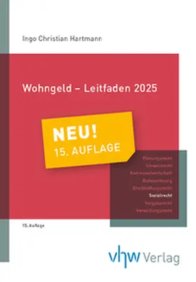 Hartmann | Wohngeld-Leitfaden 2025 | Buch | 978-3-87941-857-2 | sack.de
