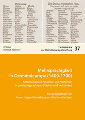 Bömelburg / Kersken | Mehrsprachigkeit in Ostmitteleuropa (1400-1700) | Buch | 978-3-87969-435-8 | sack.de