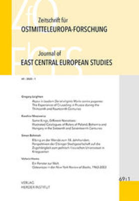 Berend / Bömelburg / Brüggemann | Zeitschrift für Ostmitteleuropa-Forschung (ZfO) 69/1 / Journal of East Central European Studies (JECES) | Buch | 978-3-87969-455-6 | sack.de