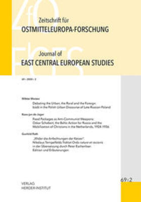 Berend / Bömelburg / Brüggemann |  Zeitschrift für Ostmitteleuropa-Forschung (ZfO) 69/2 / Journal of East Central European Studies (JECES) | Buch |  Sack Fachmedien