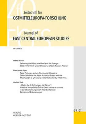 Berend / Bömelburg / Brüggemann |  Zeitschrift für Ostmitteleuropa-Forschung (ZfO) 69/2 / Journal of East Central European Studies (JECES) | Buch |  Sack Fachmedien