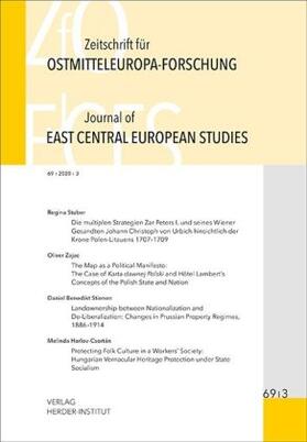 Berend / Bömelburg / Brüggemann | Zeitschrift für Ostmitteleuropa-Forschung (ZfO) 69/3 / Journal of East Central European Studies (JECES) | Buch | 978-3-87969-460-0 | sack.de