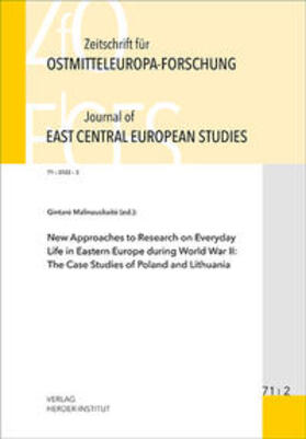 Berend / Bömelburg / Brüggemann |  Zeitschrift für Ostmitteleuropa-Forschung (ZfO) 71/2 / Journal of East Central European Studies (JECES) | Buch |  Sack Fachmedien