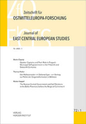 Berend / Bömelburg / Brüggemann | Zeitschrift für Ostmitteleuropa-Forschung (ZfO) 72/1 / Journal of East Central European Studies (JECES) | Buch | 978-3-87969-479-2 | sack.de