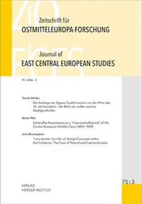 Berend / Bömelburg / Brüggemann |  Zeitschrift für Ostmitteleuropa-Forschung (ZfO) 75/3 / Journal of East Central European Studies (JECES) 75/3 | Buch |  Sack Fachmedien