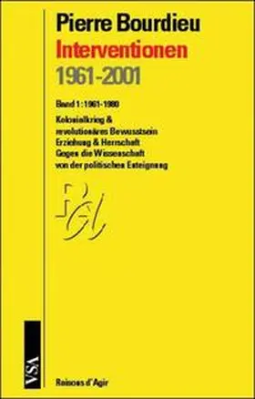 Poupeau / Discepolo / Bourdieu | Interventionen 1961 - 1980 | Buch | 978-3-87975-875-3 | www.sack.de