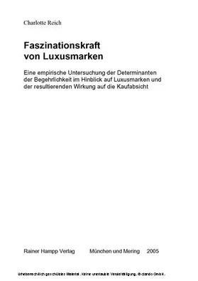 Reich |  Faszinationskraft von Luxusmarken | eBook | Sack Fachmedien