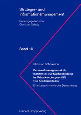 Schmeichel |  Personalmanagement als Instrument zur Markenbildung im Privatkundengeschäft von Kreditinstituten | Buch |  Sack Fachmedien