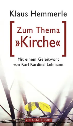 Hemmerle | Zum Thema "Kirche" | E-Book | www.sack.de