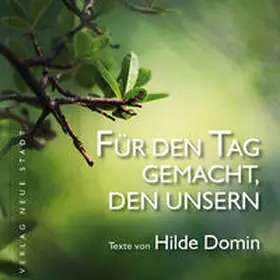 Bader / Domin |  Für den Tag gemacht, den unsern | Buch |  Sack Fachmedien
