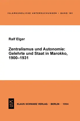 Elger |  Zentralismus und Autonomie | Buch |  Sack Fachmedien