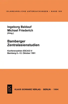 Baldauf / Friederich |  Bamberger Zentralasienstudien | Buch |  Sack Fachmedien