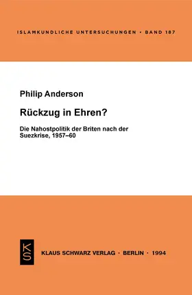 Anderson |  Rückzug in Ehren? | Buch |  Sack Fachmedien