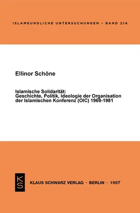 Schöne |  Islamische Solidarität | Buch |  Sack Fachmedien