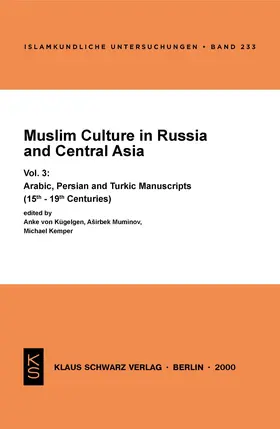 Muminov / von Kügelgen |  Muslim Culture in Russia and Central Asia | Buch |  Sack Fachmedien