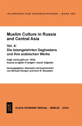 Sixsaidov / Kemper |  Muslim Culture in Russia and Central Asia | Buch |  Sack Fachmedien