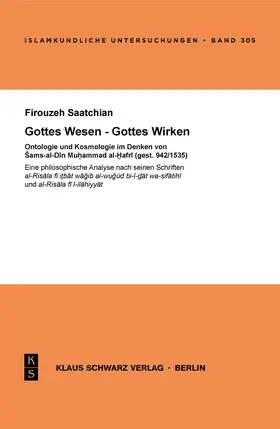 Saatchian |  Gottes Wesen - Gottes Wirken. | Buch |  Sack Fachmedien