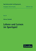 Schmidt |  Lehren und Lernen im Sportspiel | Buch |  Sack Fachmedien