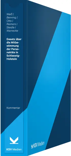 Hübner-Berger / Weiß / Benning |  Gesetz über die Mitbestimmung der Personalräte in Schleswig-Holstein | Loseblattwerk |  Sack Fachmedien