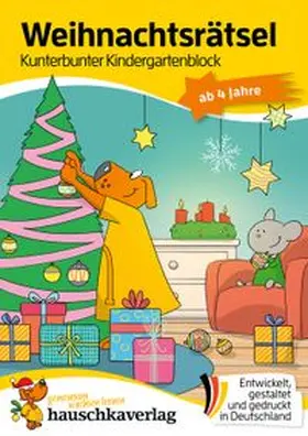Maier |  Weihnachtsrätsel - Kunterbunter Kindergartenblock ab 4 Jahre | Buch |  Sack Fachmedien