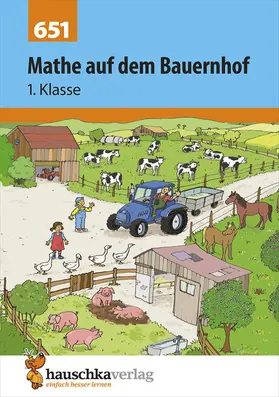 Hauschka-Bohmann |  Mathe 1. Klasse Übungsheft - Mathe auf dem Bauernhof | eBook | Sack Fachmedien