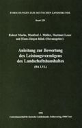 Marks / Müller / Leser |  Anleitung zur Bewertung des Leistungsvermögens des Landschaftshaushaltes (BA LVL) | Buch |  Sack Fachmedien