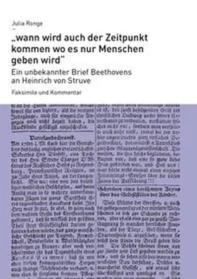 Ronge |  "wann wird auch der Zeitpunkt kommen wo es nur Menschen geben wird" | Buch |  Sack Fachmedien