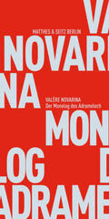 Novarina |  Der Monolog des Adramelech | Buch |  Sack Fachmedien