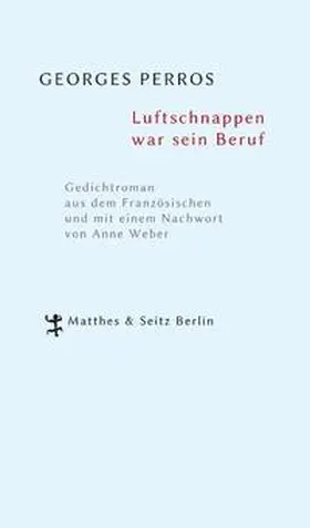 Perros |  Luftschnappen war sein Beruf | Buch |  Sack Fachmedien