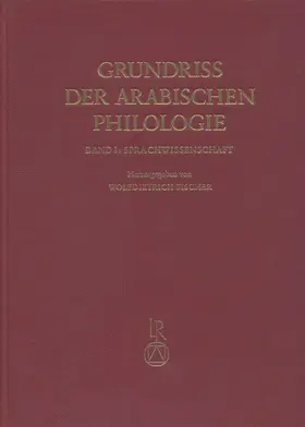 Fischer |  Grundriß der arabischen Philologie | Buch |  Sack Fachmedien