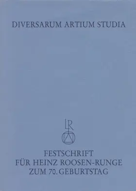 Engelhart / Kempter |  Diversarum artium studia | Buch |  Sack Fachmedien