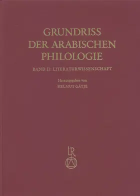 Fischer |  Grundriß der arabischen Philologie | Buch |  Sack Fachmedien