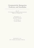 Schlerath |  Grammatische Kategorie – Funktion und Geschichte | Buch |  Sack Fachmedien