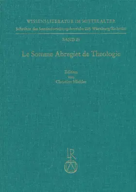 Michler |  Le Somme Abregiet de Theologie | Buch |  Sack Fachmedien