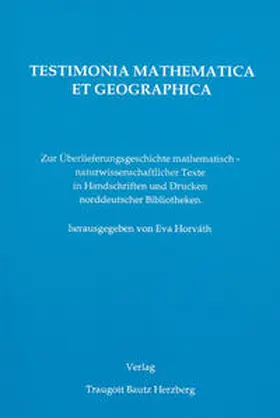 Horváth |  Testimonia Mathematica et Geographica | Buch |  Sack Fachmedien