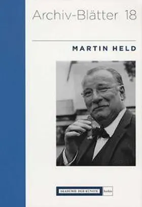 Akademie der Künste, Berlin |  Martin Held | Buch |  Sack Fachmedien